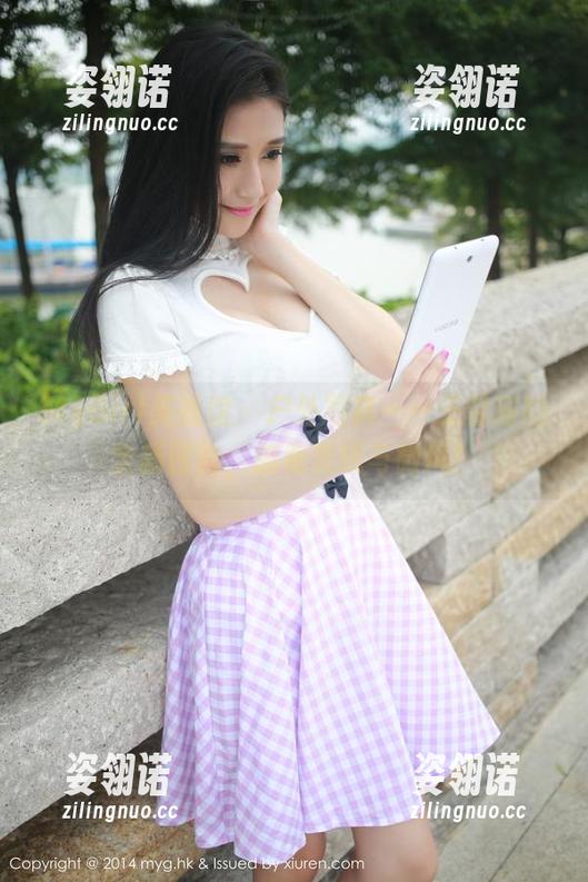 MyGirl美媛馆-王馨瑶 MyGirl美媛馆 - 户外写真——王馨瑶的全新冒险,披着光线与微风!
