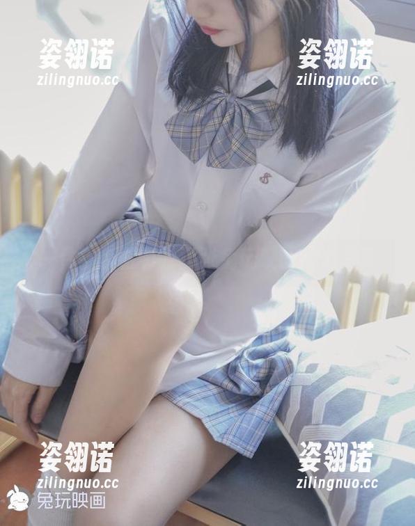 兔玩映画 一件粉色衬衫,两张兔玩映画给力写真