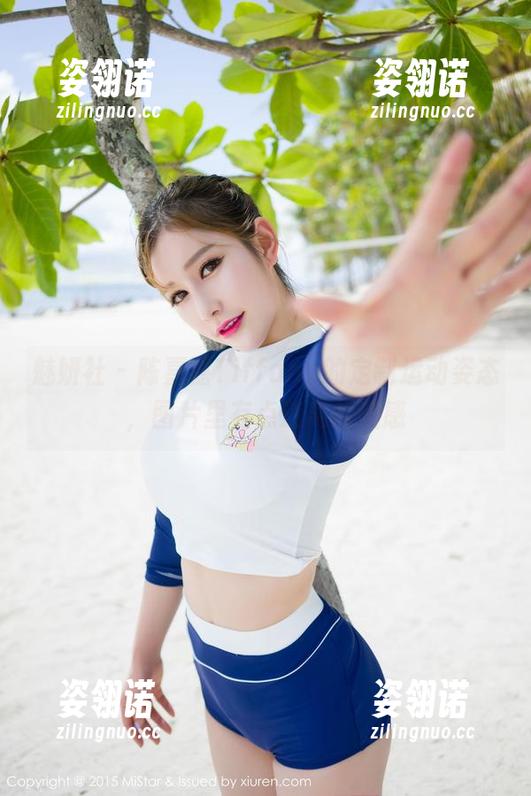 魅妍社-陈嘉嘉Tiffany 魅妍社 - 陈嘉嘉Tiffany的定制运动姿态,图片里有点迷离的美感